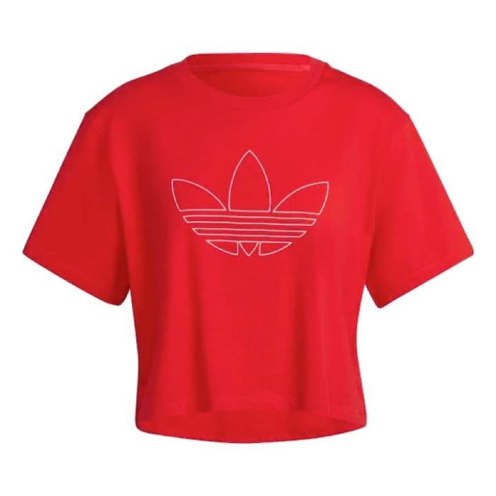 Tricou Crop Adidas - imagine 1