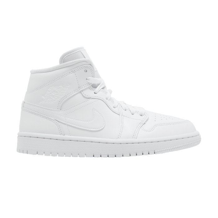 Air Jordan Mid Triple White - imagine 1